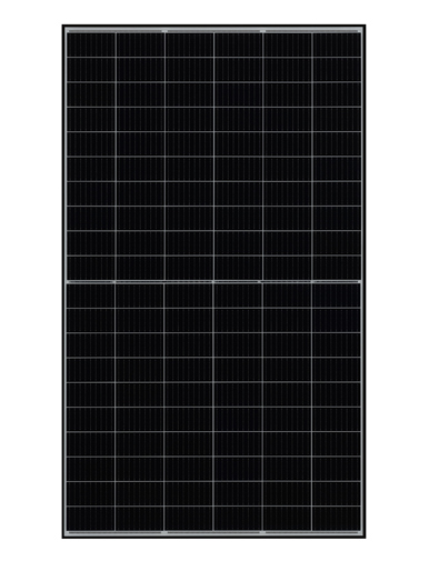 Moduły pv JA Solar, mono-Si, dwustronny, ogniwa połówkowe N-type 182mm 16-BB, 2x54psc, kable ok. 110cm, moc STC 450Wp, wym.:1762x1134x30, k.p.: złącze MC4-EVO2, sprawność 22,5%, waga 22kg, rama czarna, 36szt na palecie